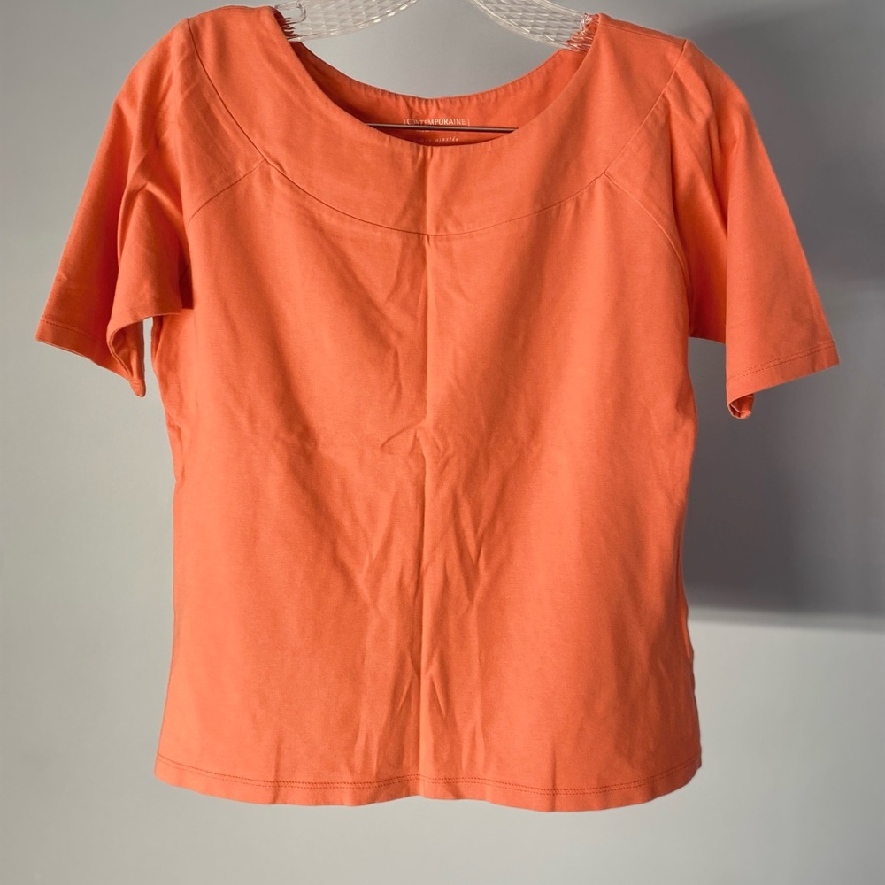 100% cotton elbow-length sweater